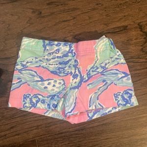Barefoot Princess Lilly Pulitzer Shorts Girls 6